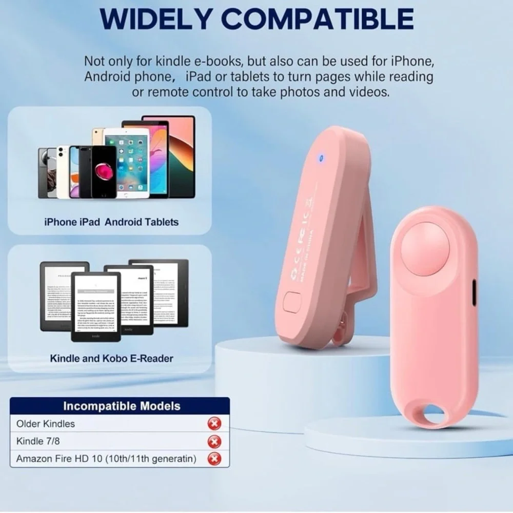 Remote Control Page Turner for E-books on Kindle